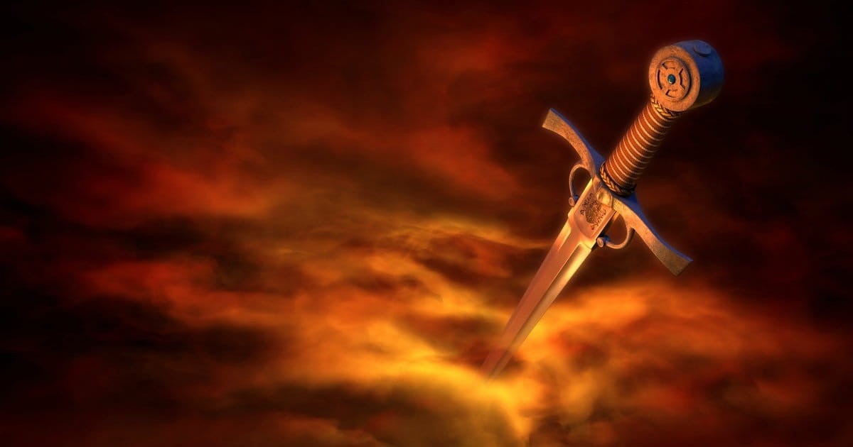 2. Ask God to send you His angel with a flaming sword!