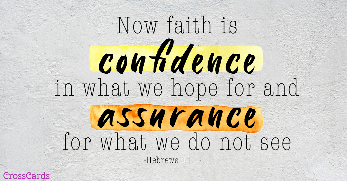 Your Daily Verse - Hebrews 11:1