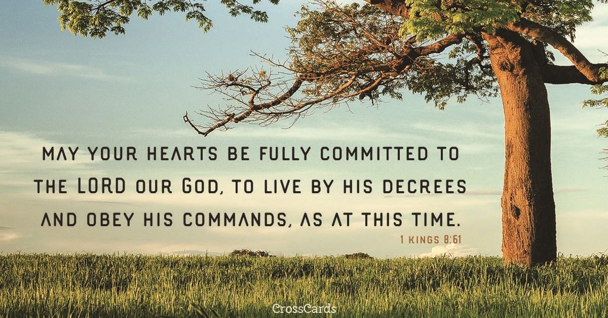 4. 1 Kings 8:61