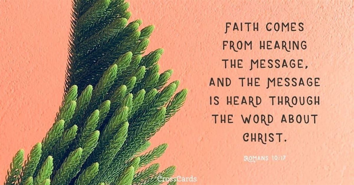 8. Romans 10:17