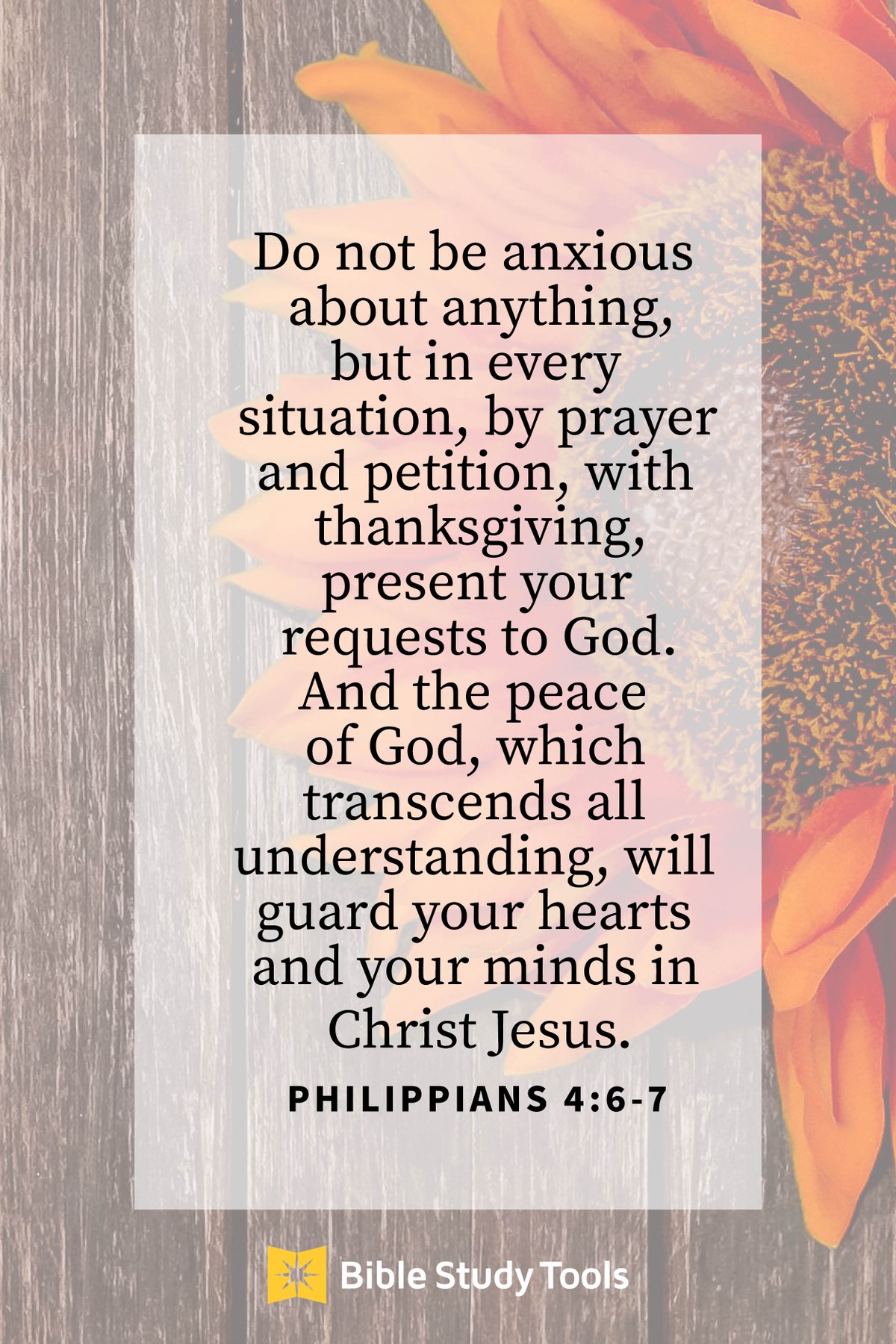 Philippians 4:6-7 Do Not Be Anxious - Inspirations