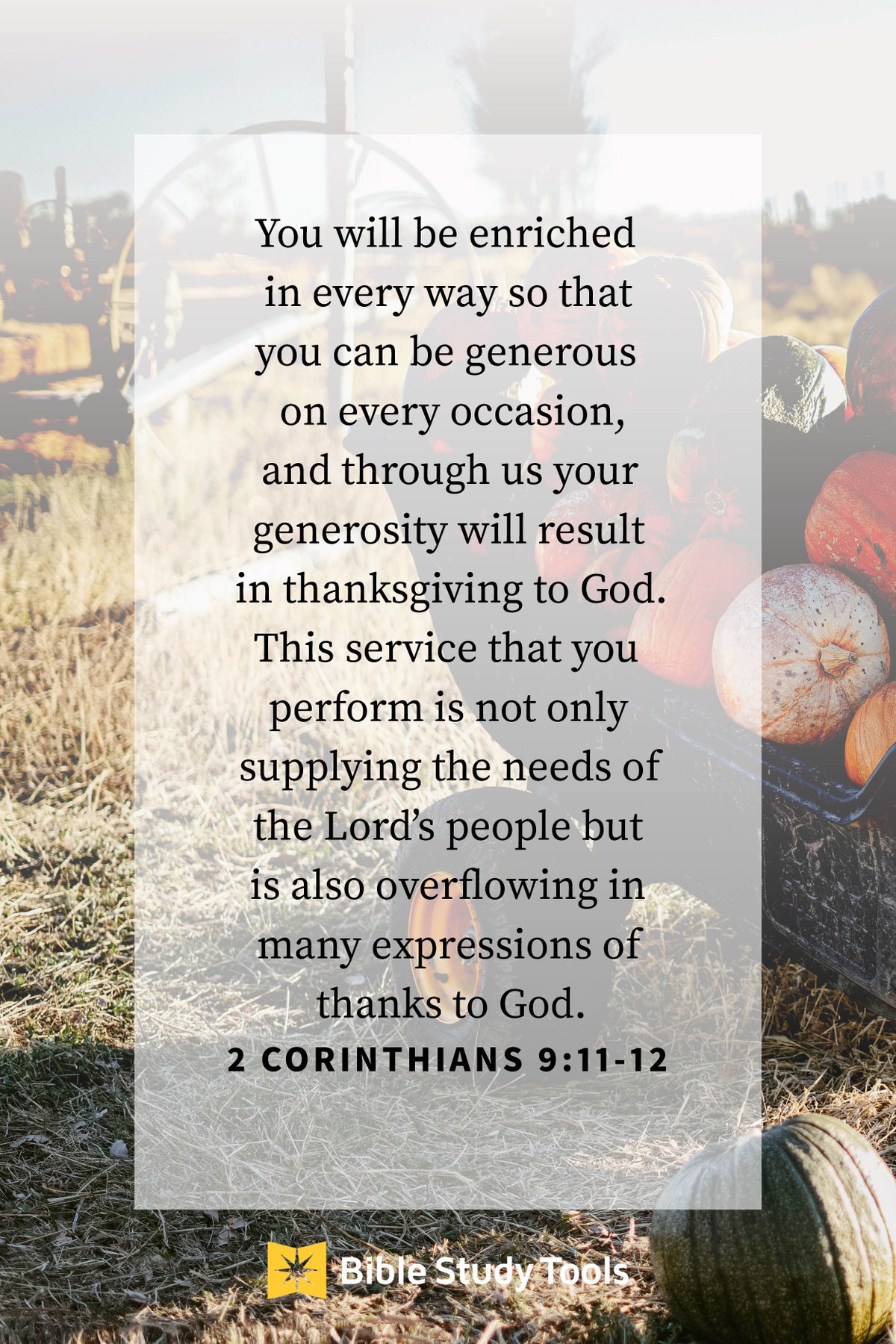 2 Corinthians 9:11-12