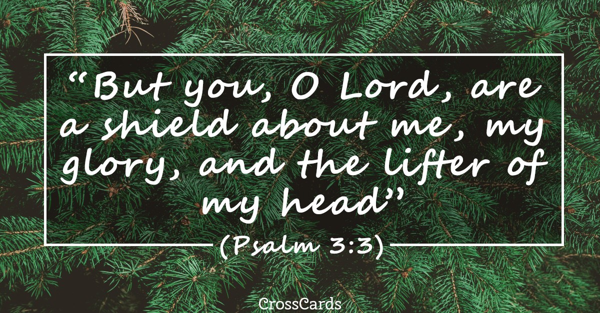 Psalm 3:3 Scripture card