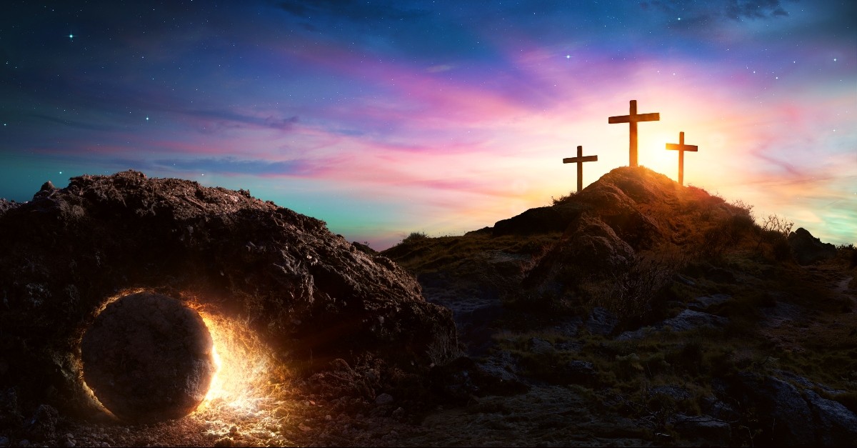 Cross and tomb of Jesus