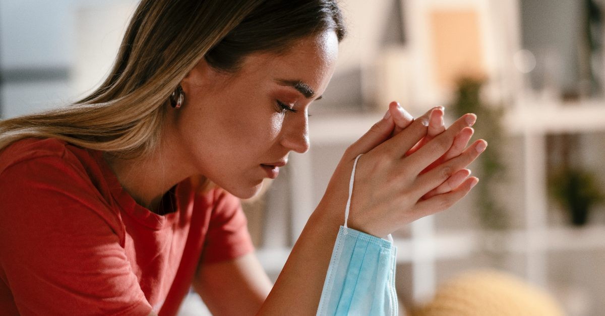 Woman praying