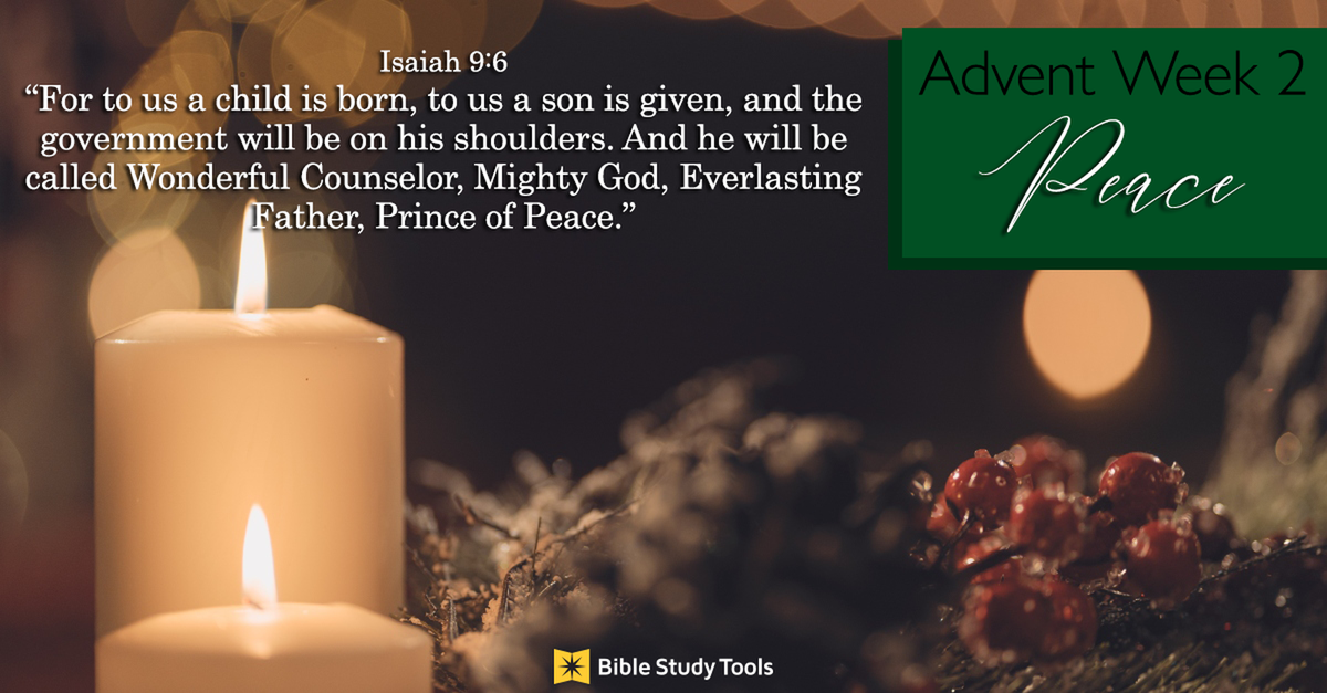 Second Week of Advent Meaning Candle of Peace