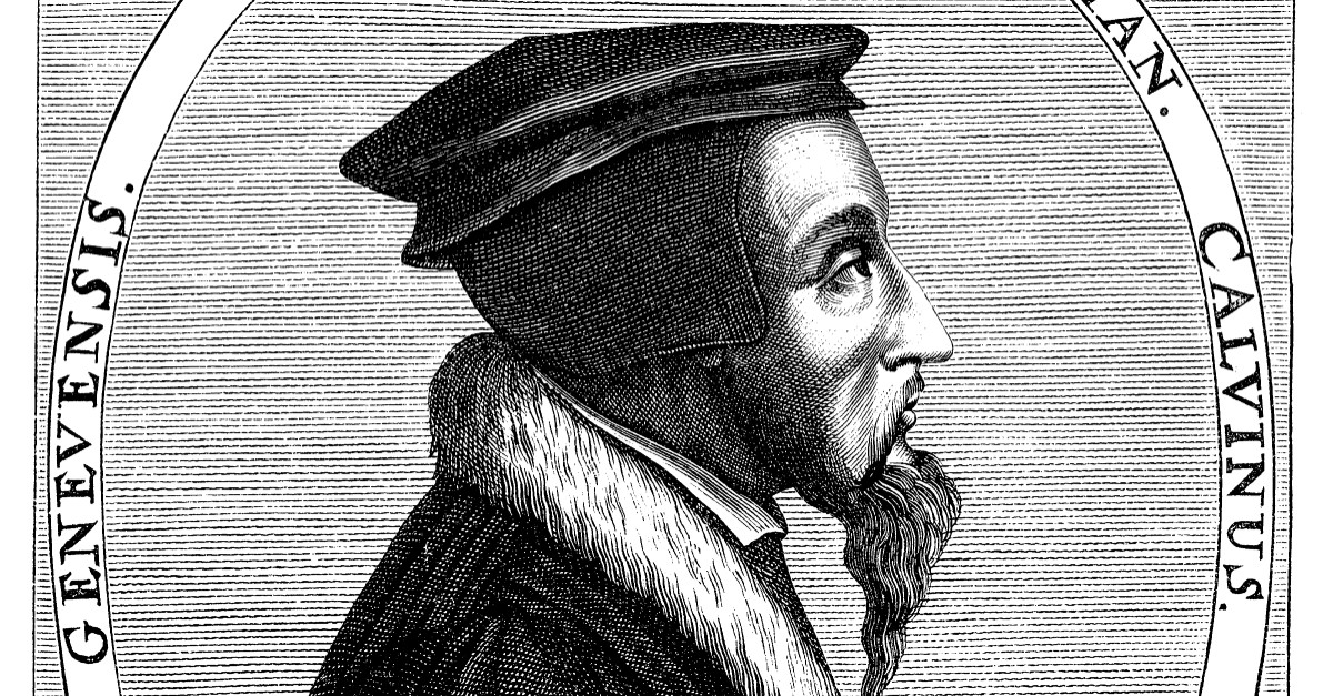 Portrait of John Calvin (1509 - 1564) French theologian, pastor and reformer in Geneva during the Protestant Reformation, he developed his theological work later called Calvinism