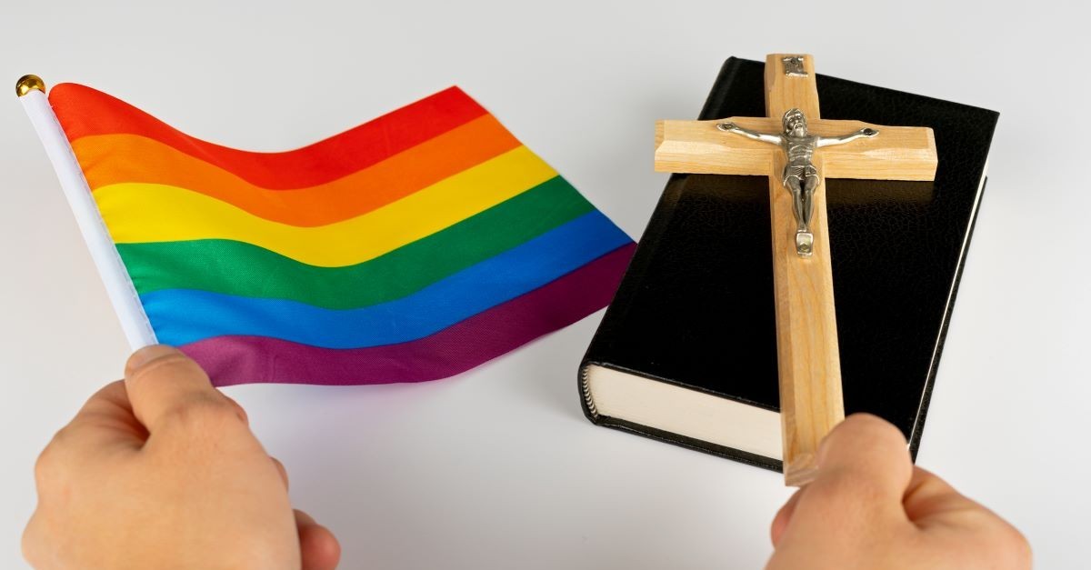 gay homosexual pride flag bible christianity sin sinning sexuality