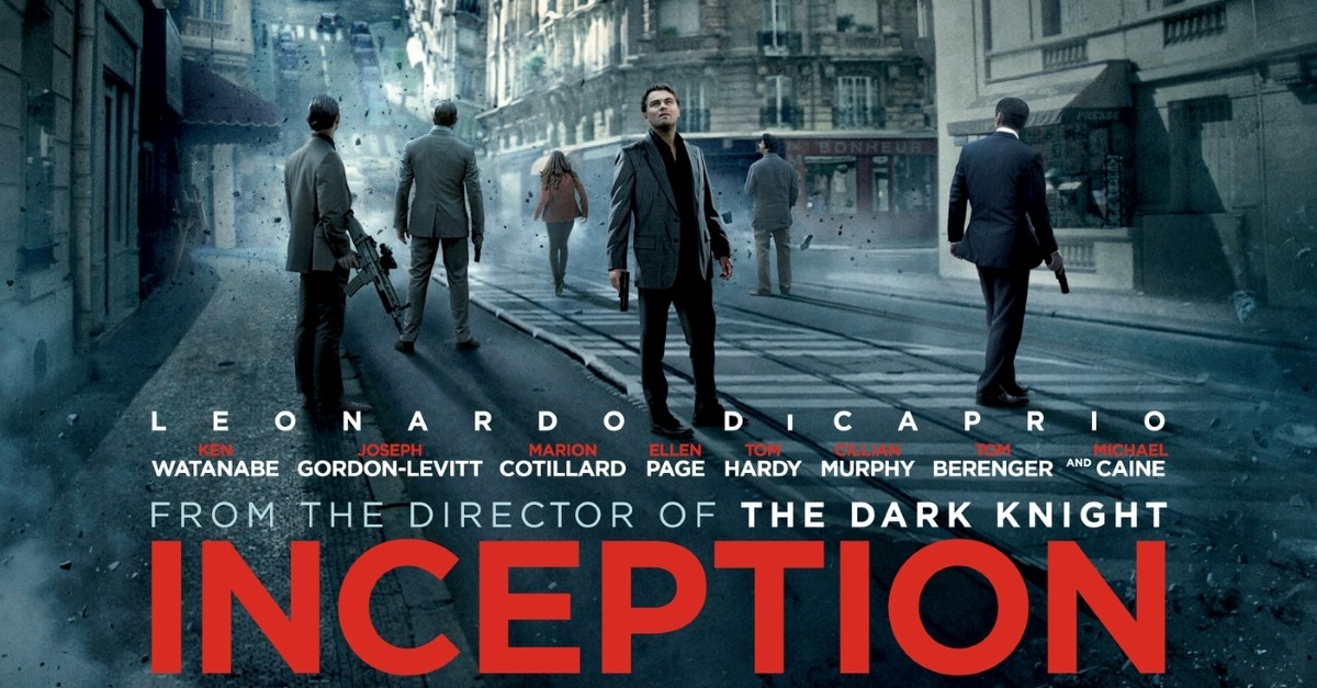 10. Inception (2010, directed by Christopher Nolan)