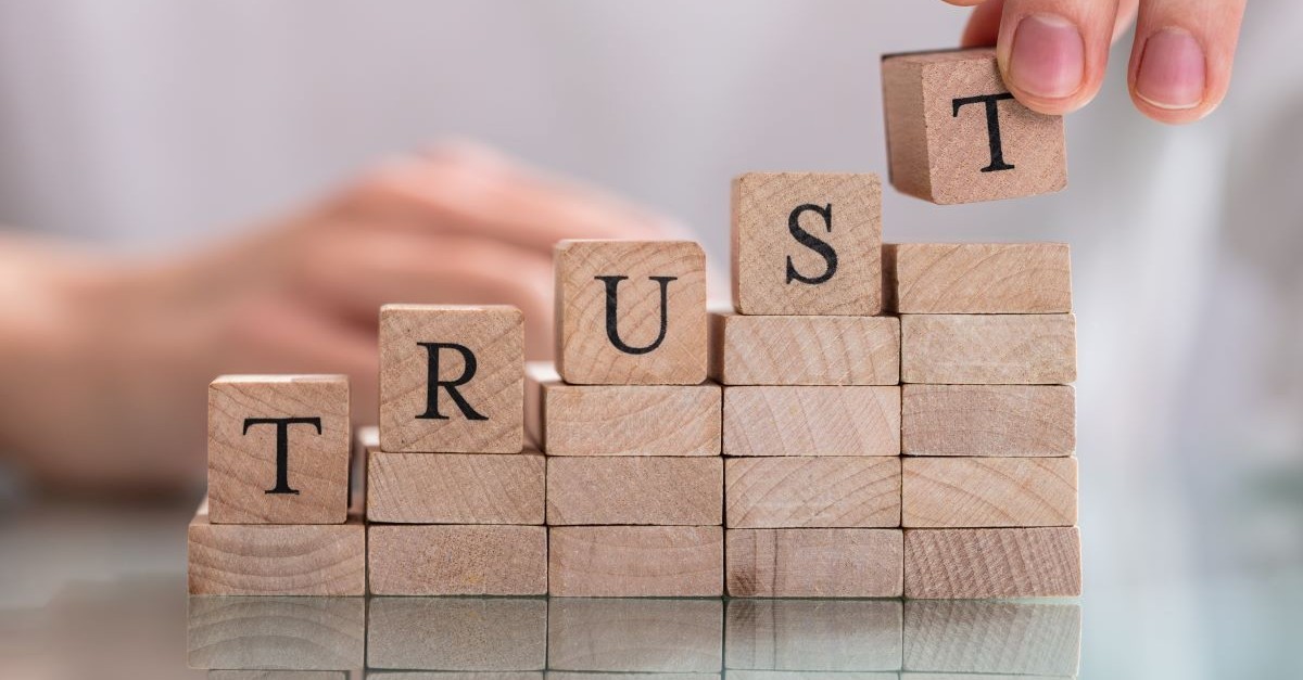trust trusting trustworthy blocks build believe truth