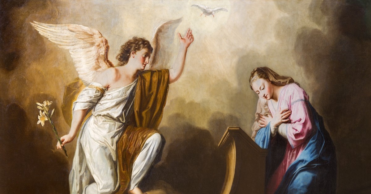 archangel gabriel appearing to mary