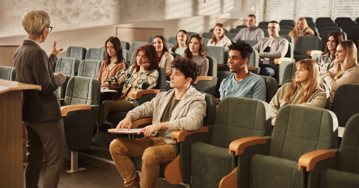 College classroom