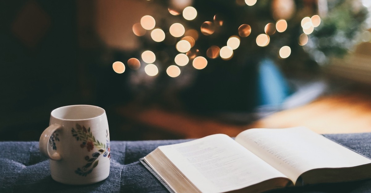 Christmas tree and Bible