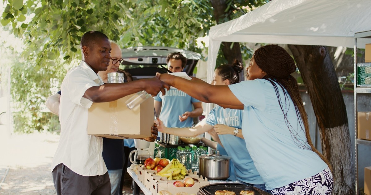 1. Volunteer Together at a Local Shelter or Food Bank