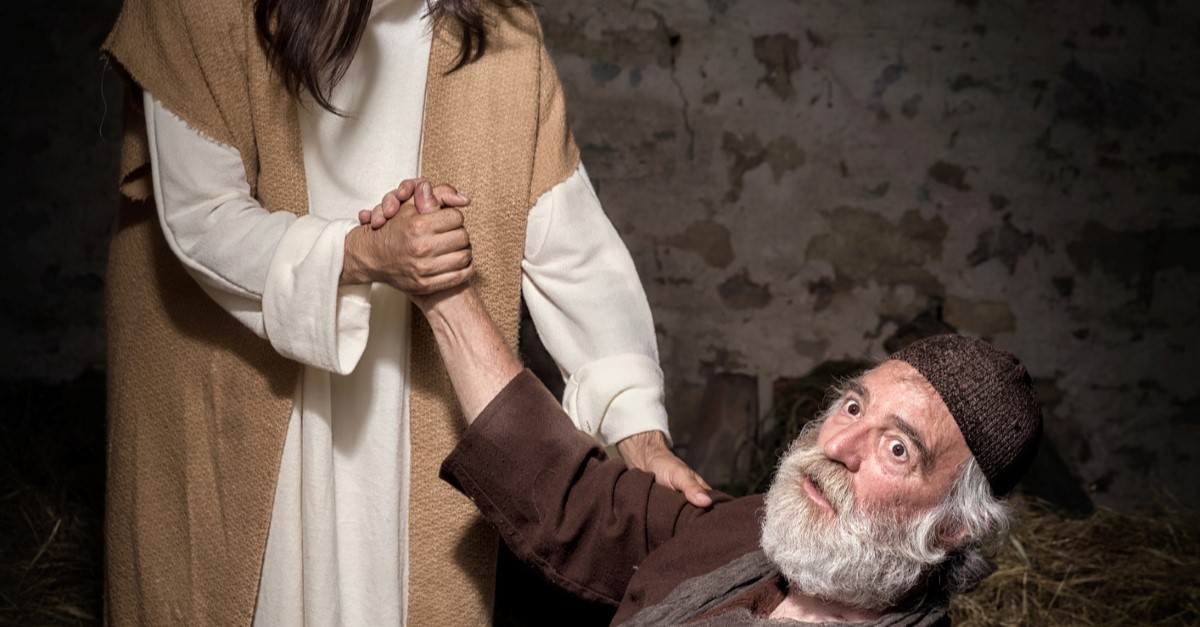 jesus healing crippled man