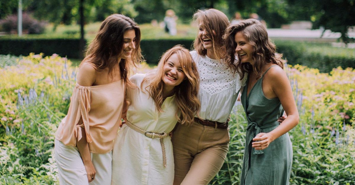 Group of Women, Outside, Laughing