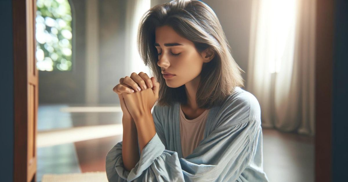 Woman Praying: what is spiritual blindness?