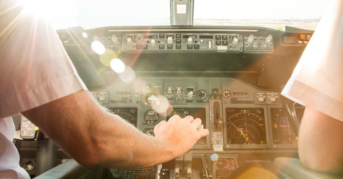 plane cockpit controls fly flying pilot airplane