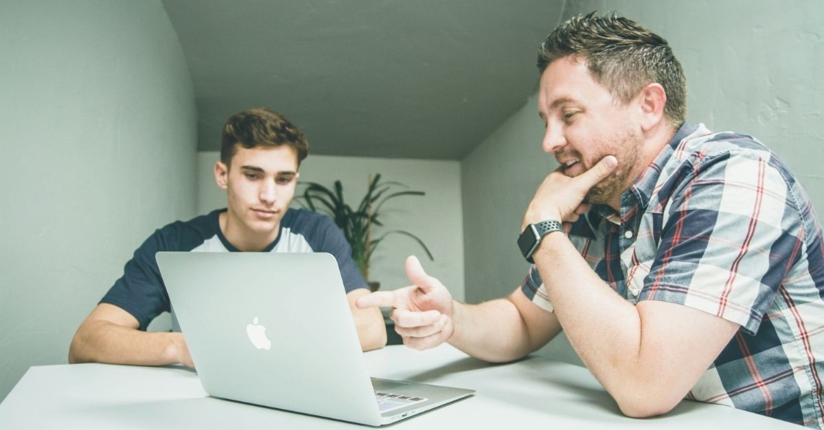Mentoring; man and a teen; what does spiritual mentoring look like?