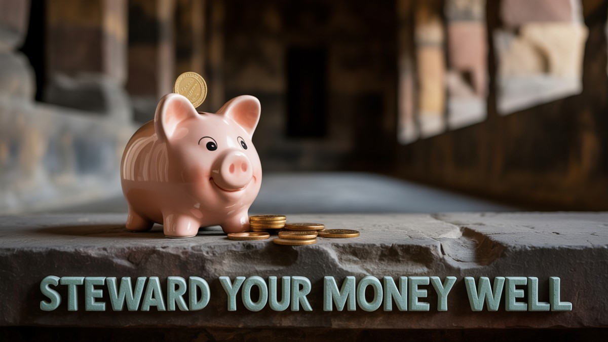 piggy bank with coins, Prayers to Steward Your Money Well, prayers for financial breakthrough and blessing