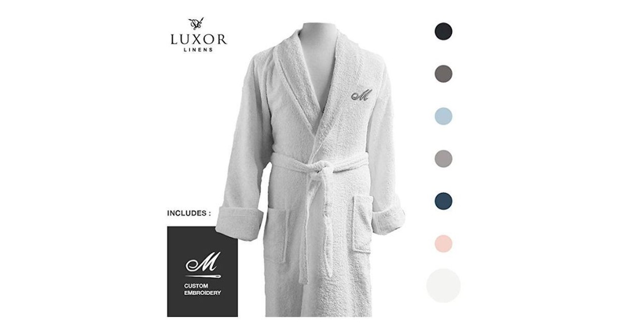 Monogramed Bath Robe 