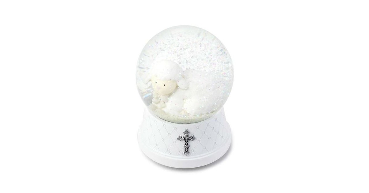 Jesus Loves Me Musical Water Snow Globe