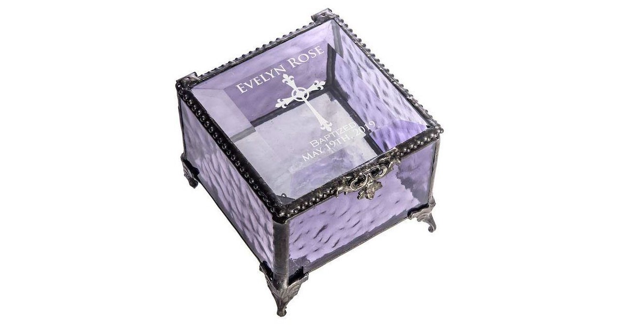 Personalized Keepsake Jewelry Box