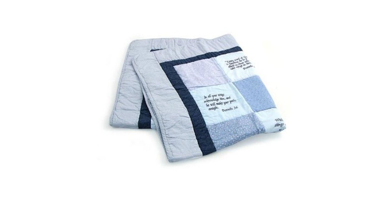 Bible Verse Baby Quilt