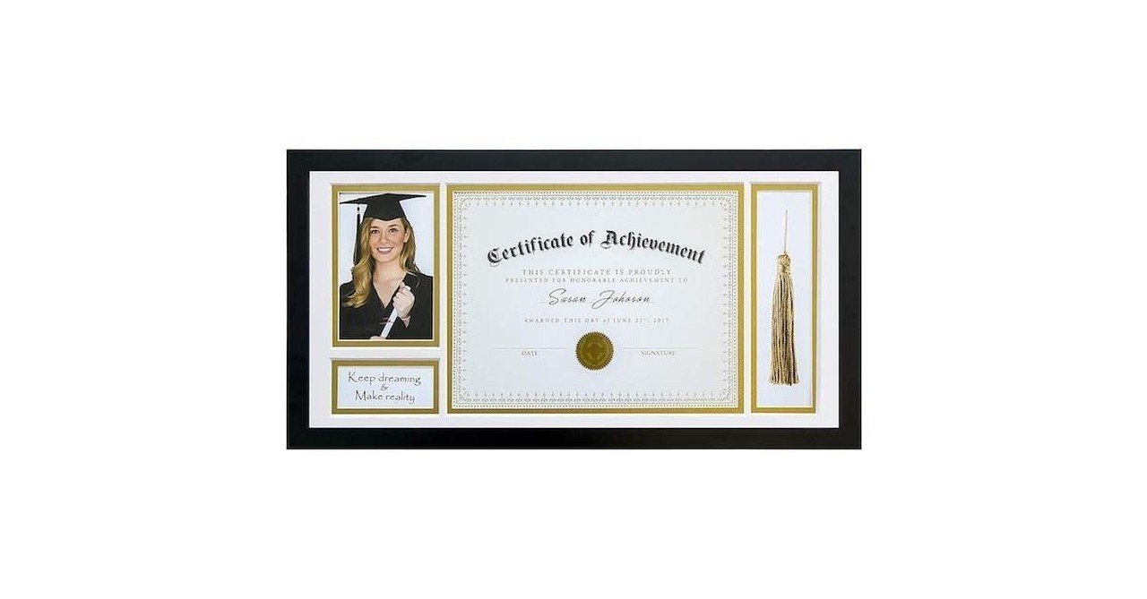 Diploma and Tassel Shadowbox Frame