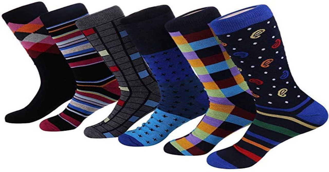 Fun Colorful Dress Socks