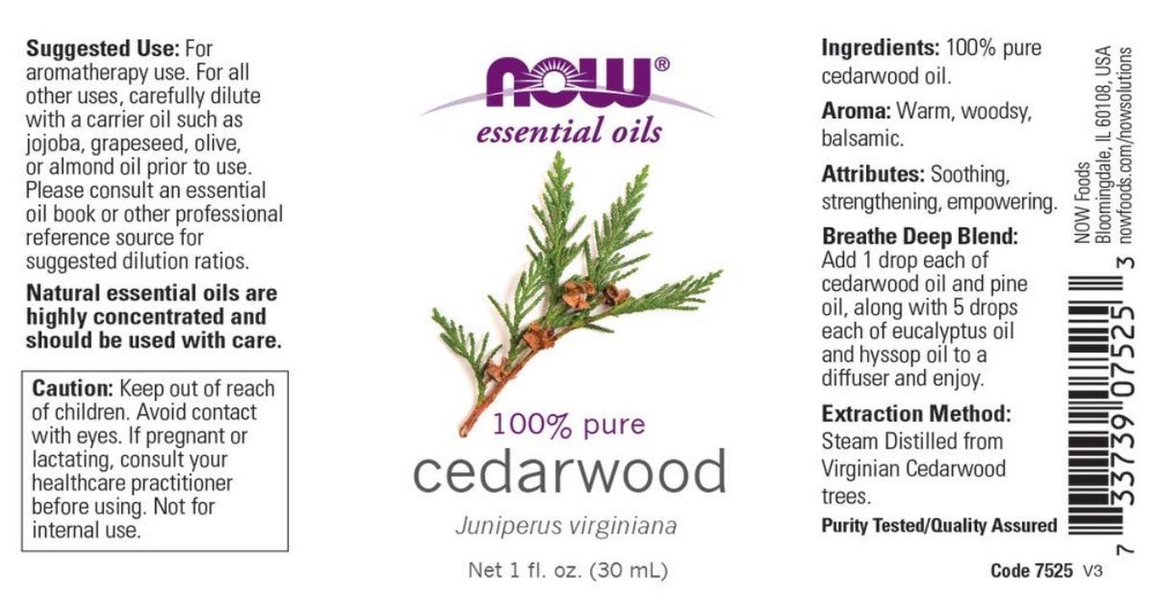 Cedarwood Oil - Natural Cologne 