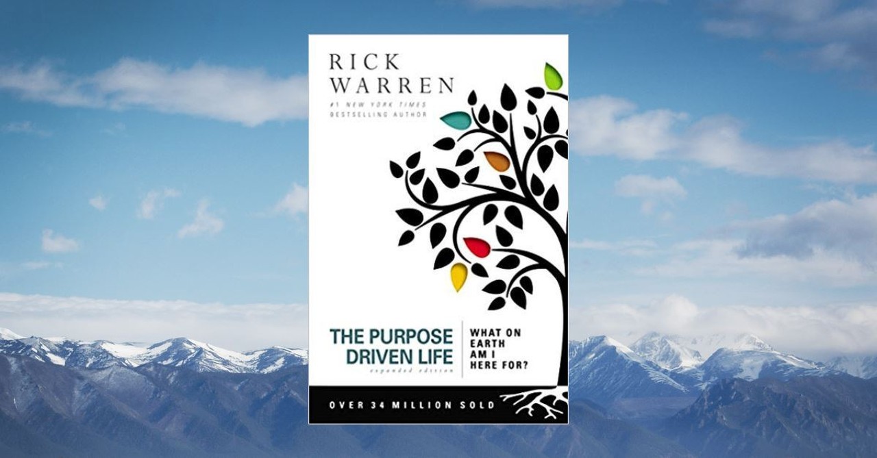 13. The Purpose Driven Life by Rick Warren, 2002