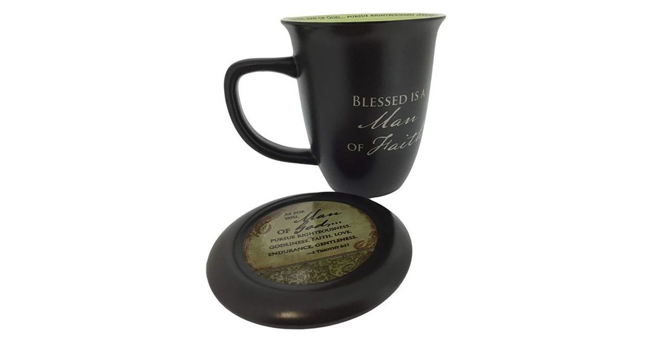 Man of Faith Mug & Coaster Set