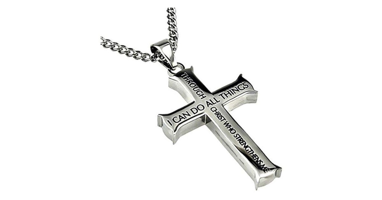 North Arrow Shop Philippians 4:13 Necklace