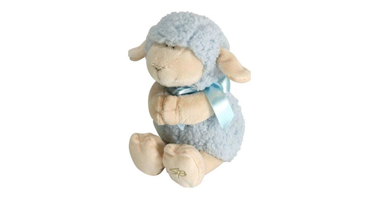 Musical Praying Wooly Lamb