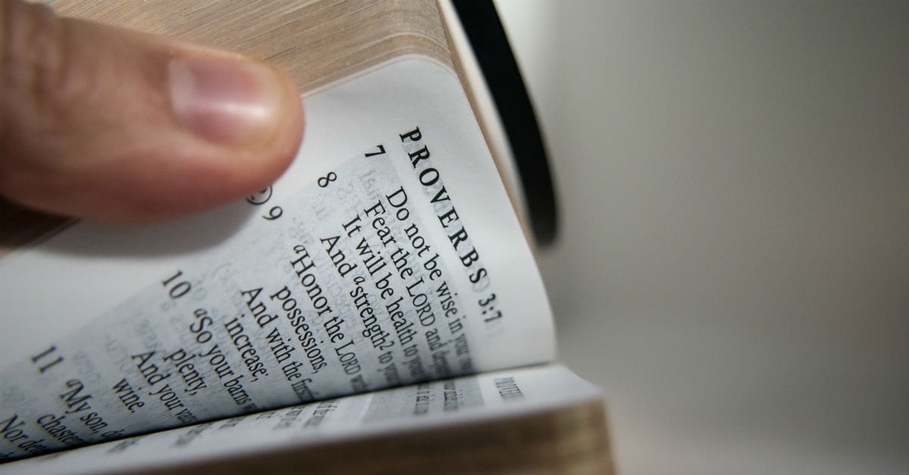 bible open to proverbs, 7 things God hates