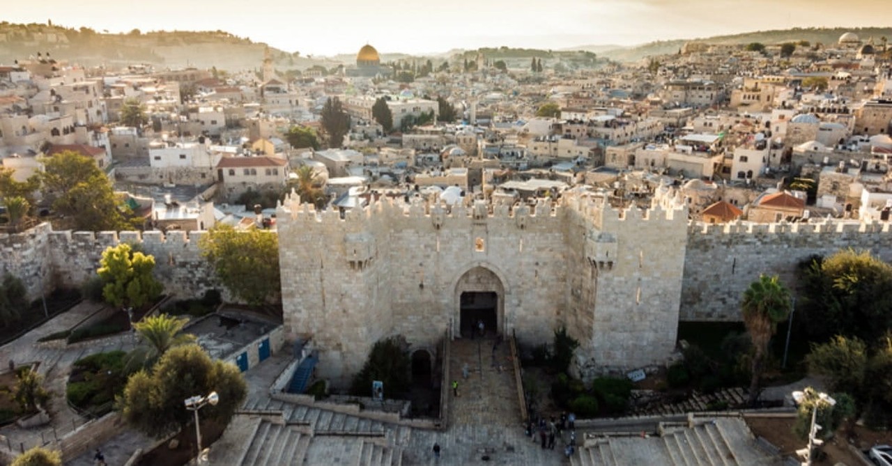 city of Jerusalem, last supper