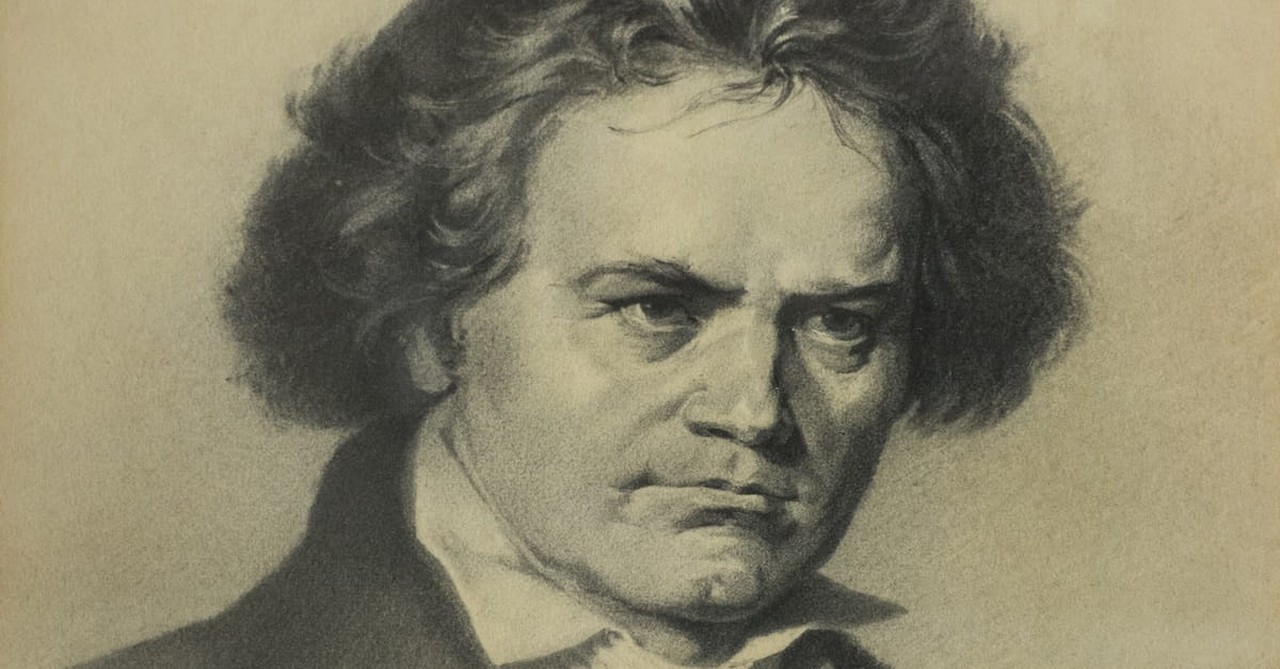 Sketch of Beethoven by Oswald Chambers