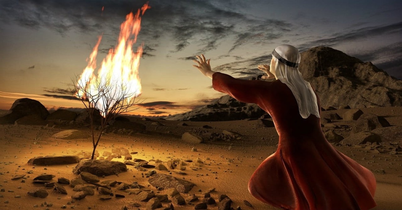 5. The Voice that spoke to Moses within the burning bush.