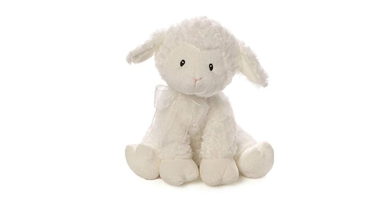 3. Plush Lamb that Plays “Jesus Loves Me”