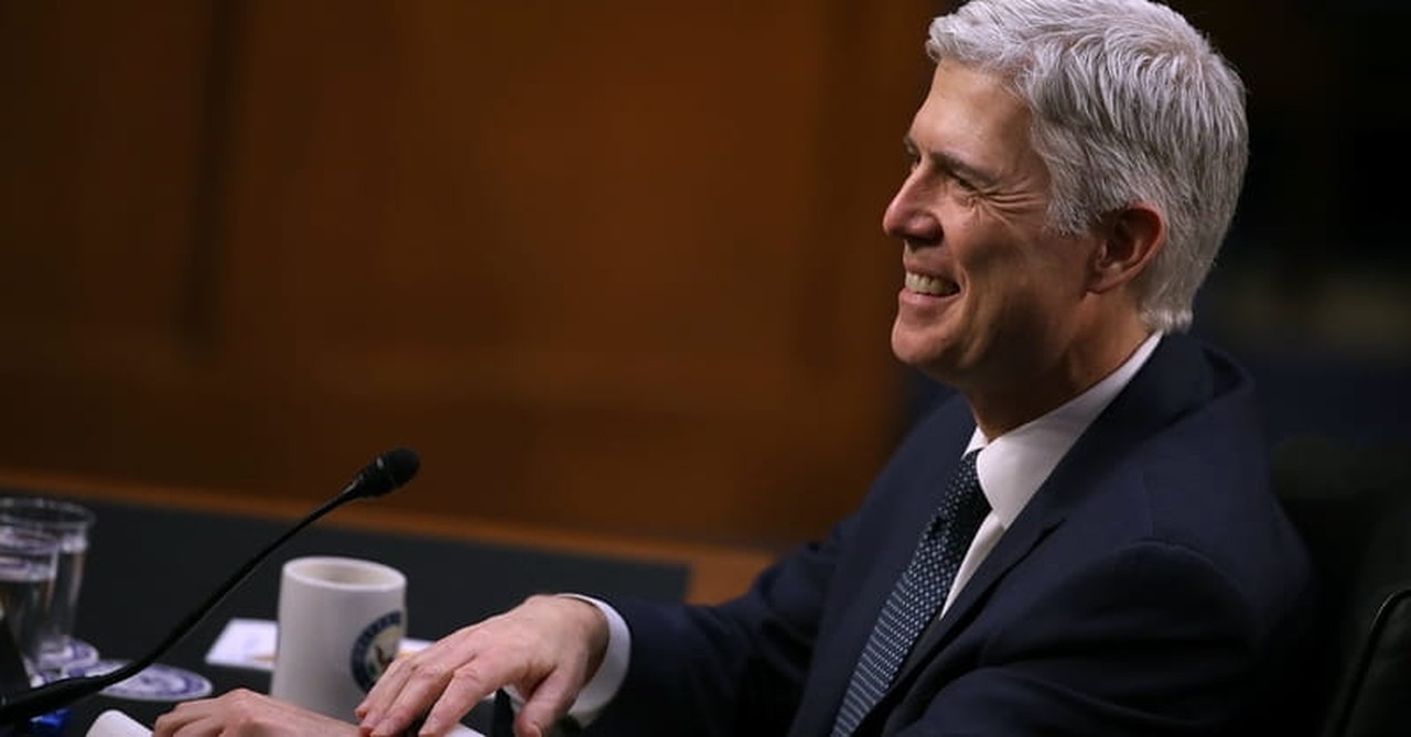 6. Justice Gorsuch is seated