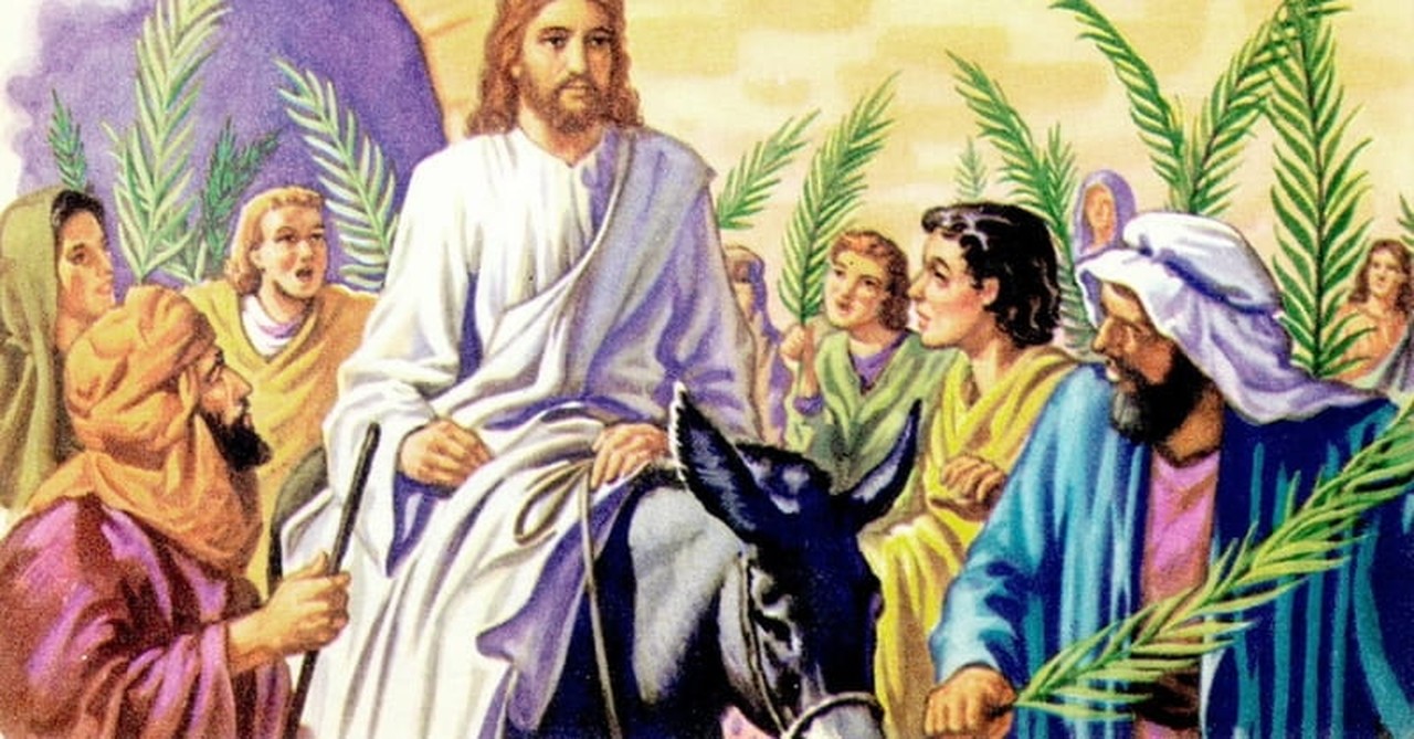 8. Jesus and the Palm Sunday donkey