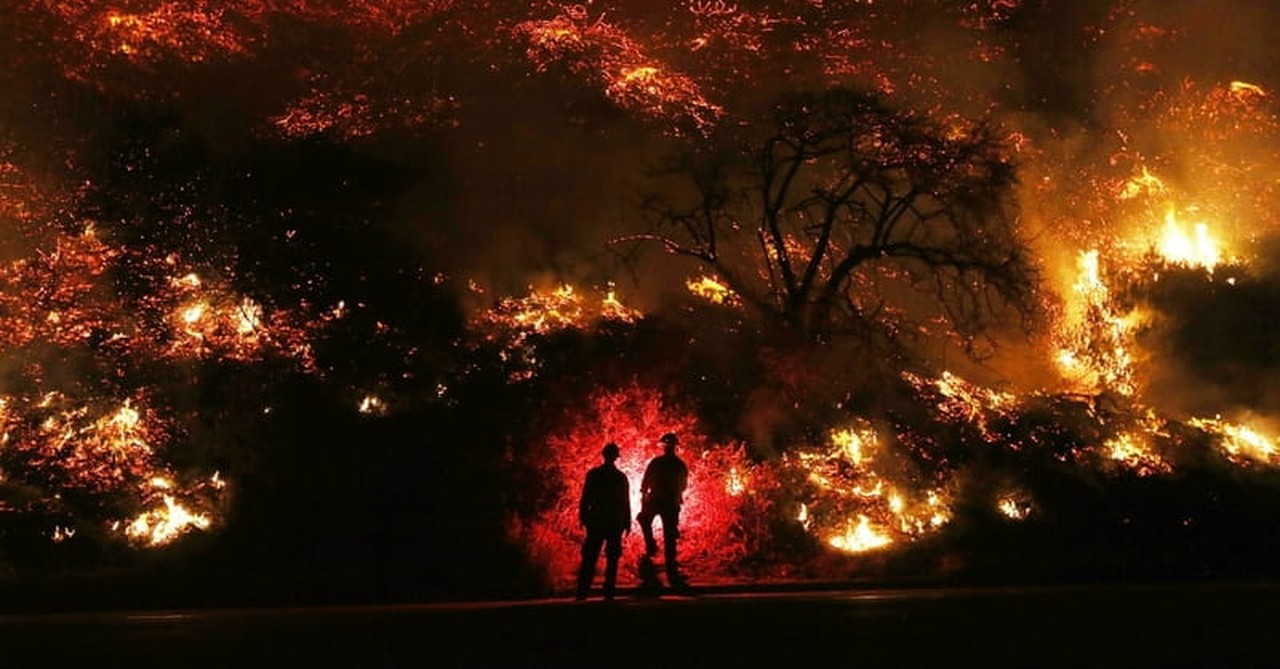 17. Wildfires in California