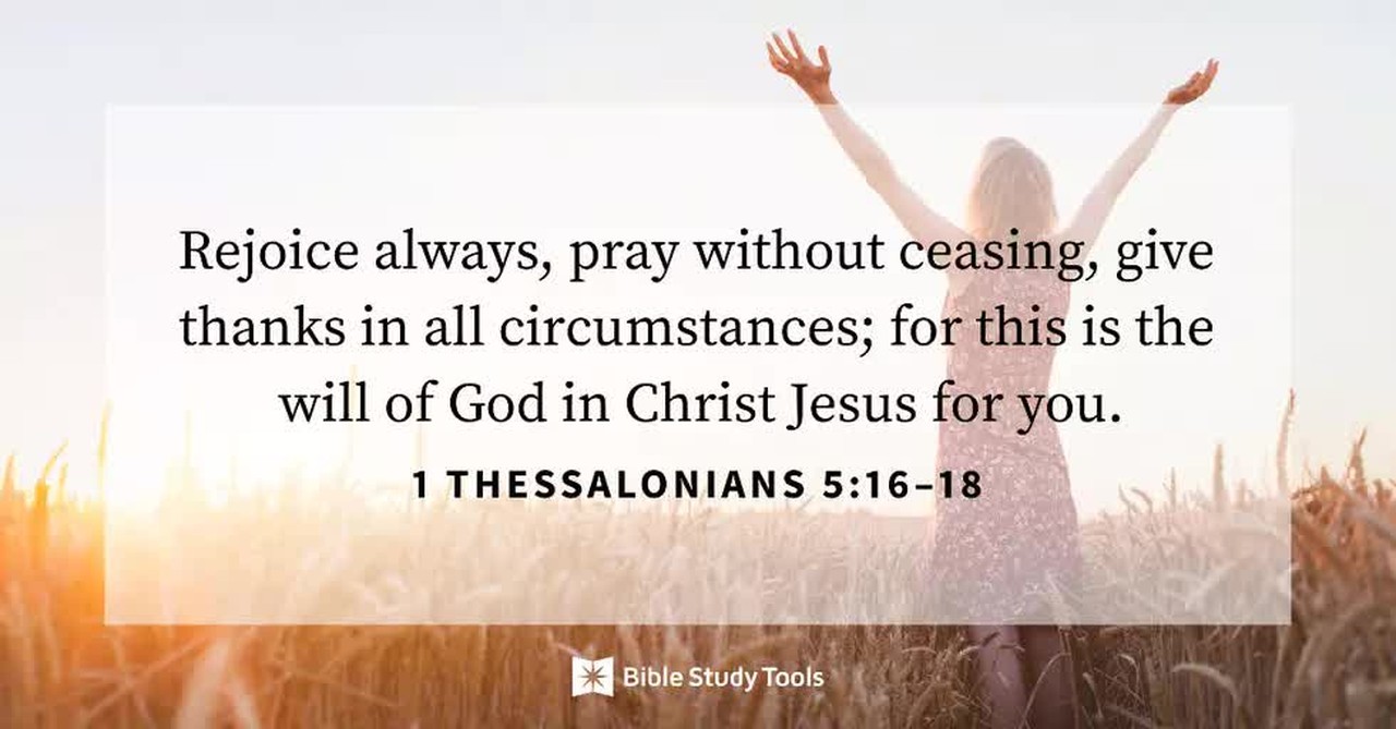 prayer bible verses scriptures on prayer 1 Thessalonians 5:16-18