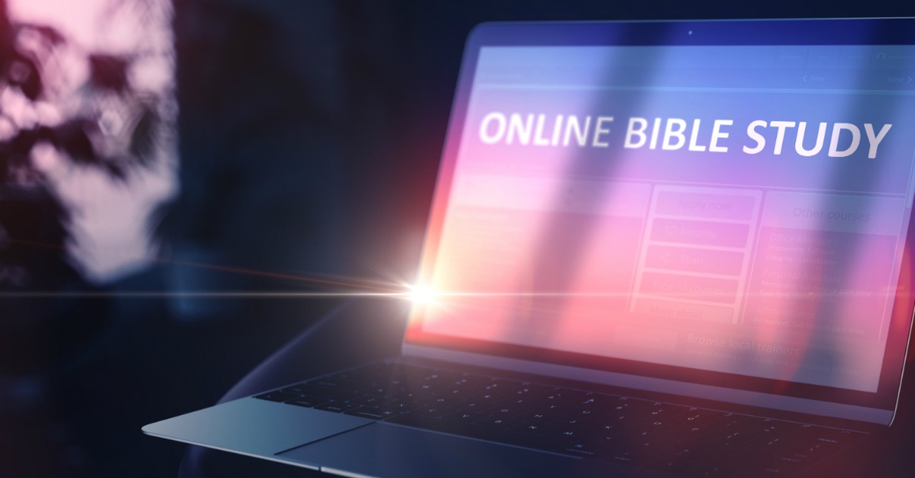 online bible study laptop