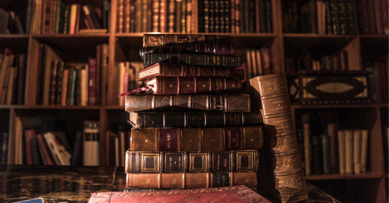 A stack of books, best christian books of all time theology books