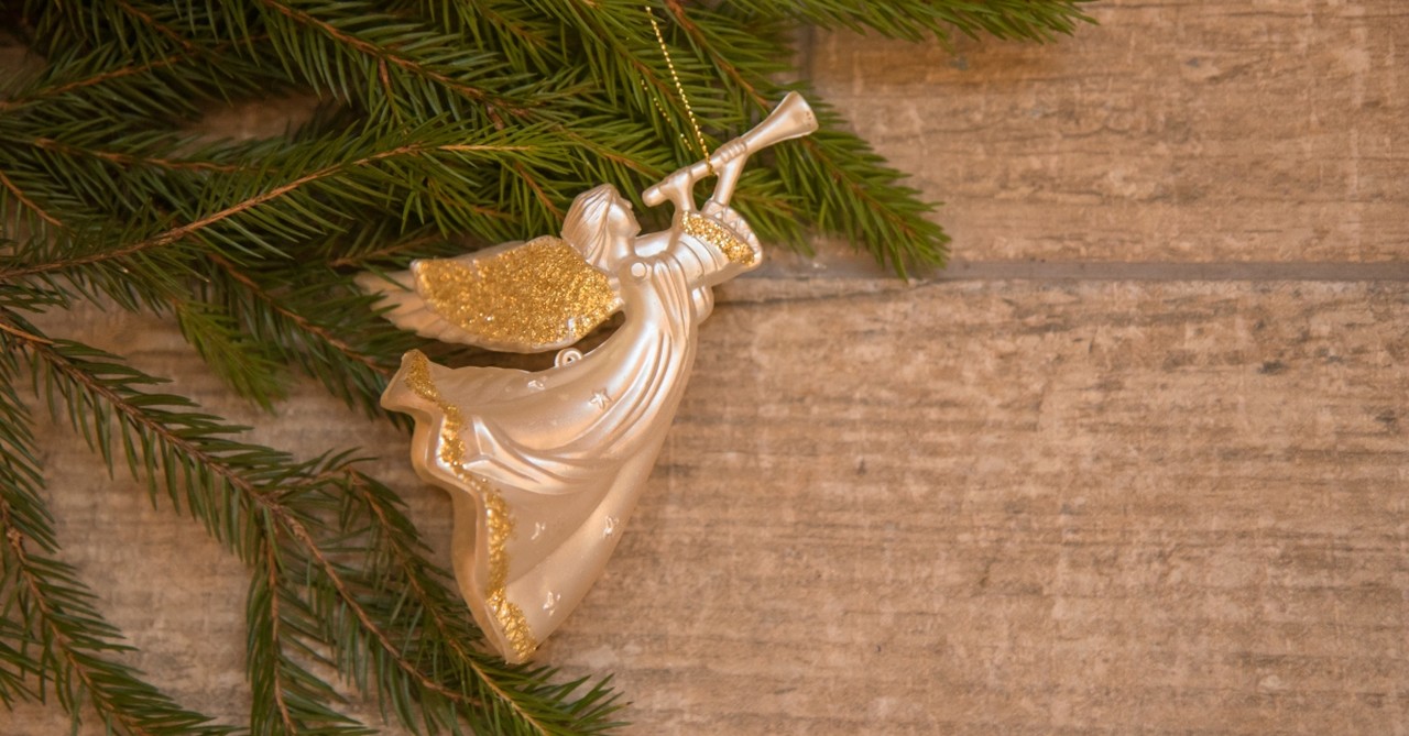 Christmas angel ornament