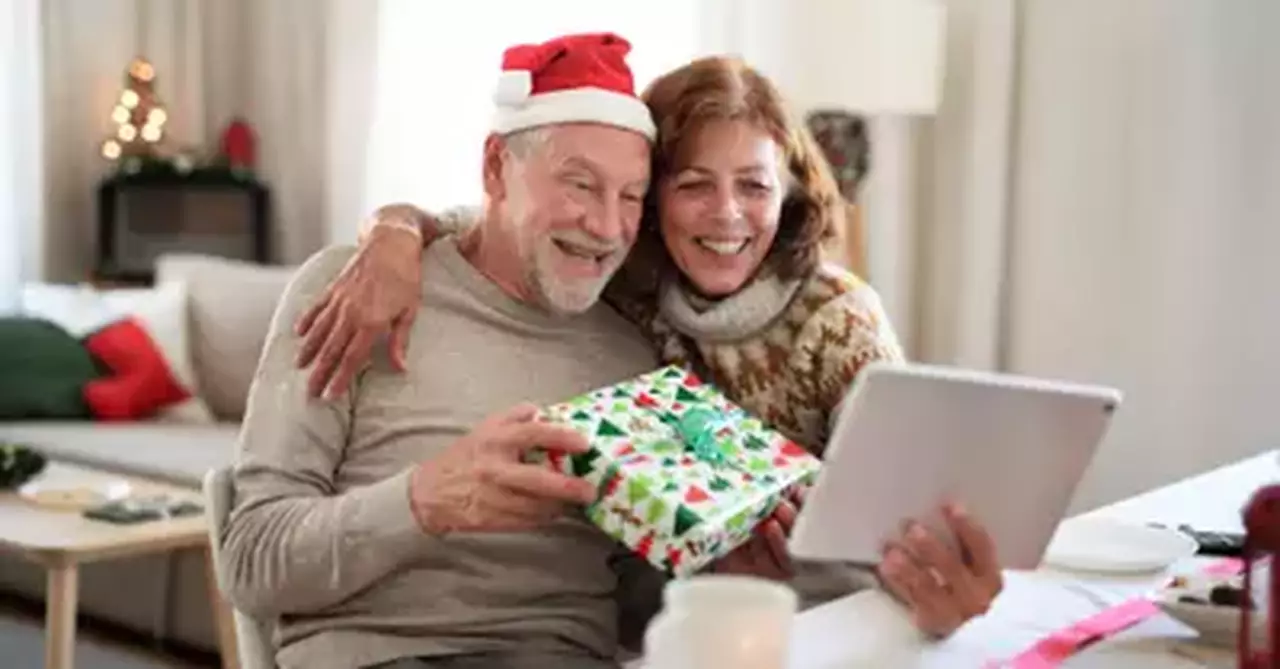 family celebrating advent