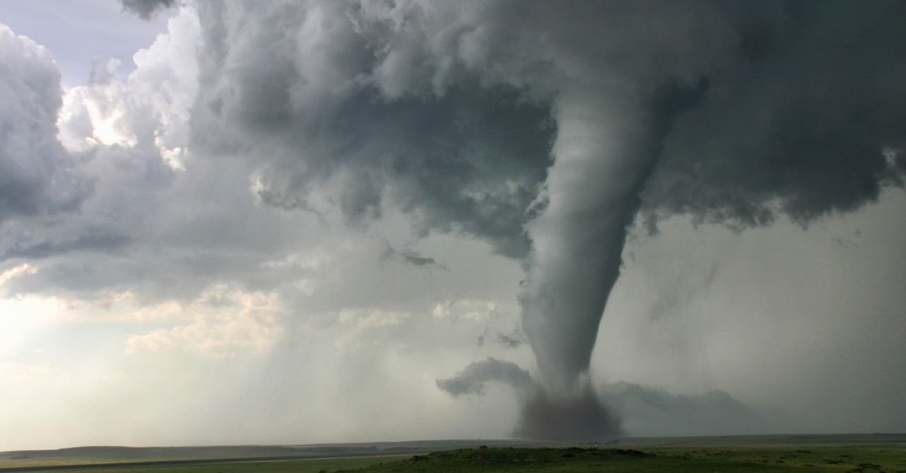 A tornado, at least two have died following a string of tornadoes