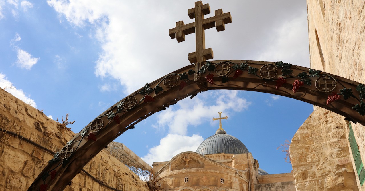 cross over church in Jerusalem, stations of the cross
